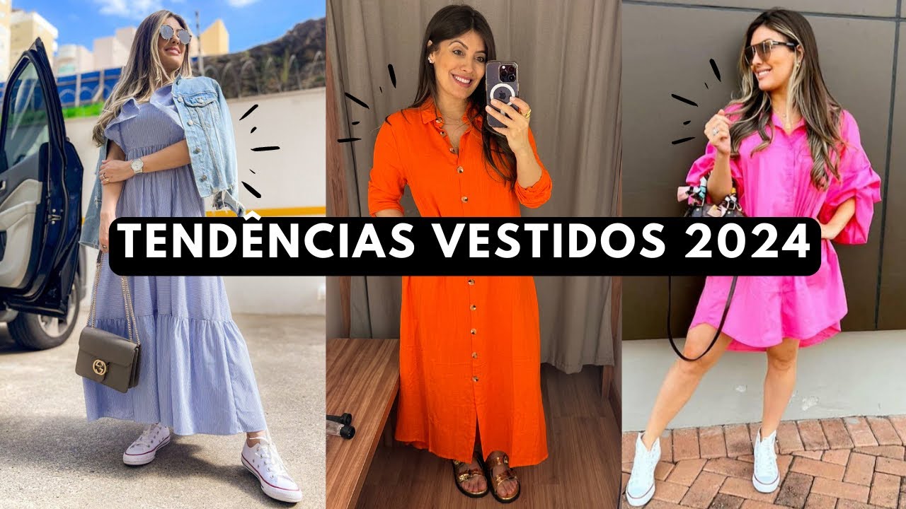 TENDÊNCIAS VESTIDOS 2024 #tendenciasverao #vestidos