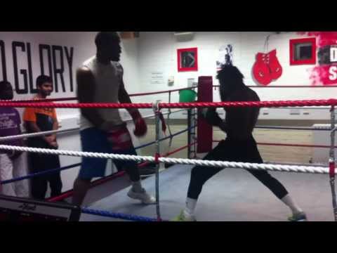 DOUBLE JAB A.B.C. CAMEROONIANS BLAISE MENDOUO V THOMAS ESSOMBA SPARRING