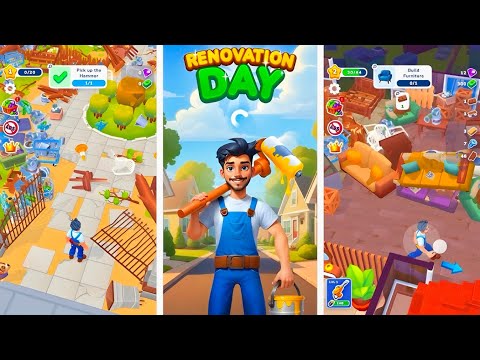 Renovation Day: House Makeover (First Release) Gameplay Android & iOS! - YouTube