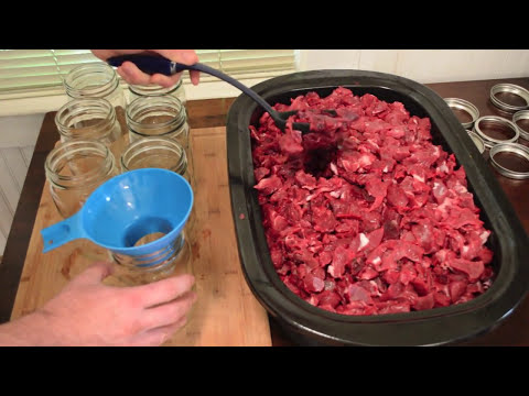 Pressure Canning Bear Meat