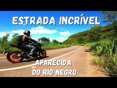 De moto em Aparecida do Rio Negro