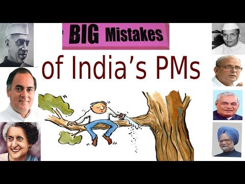 Big Mistakes of India's PM