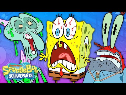 史上最詭異的47個時刻?????| 海綿寶寶 (Top 47 Freakiest Moments Ever ?‍???‍? | SpongeBob)