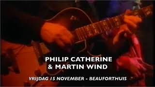 Aankondiging 15 nov Philip Catherine &amp; Martin Wind - Beauforthuis