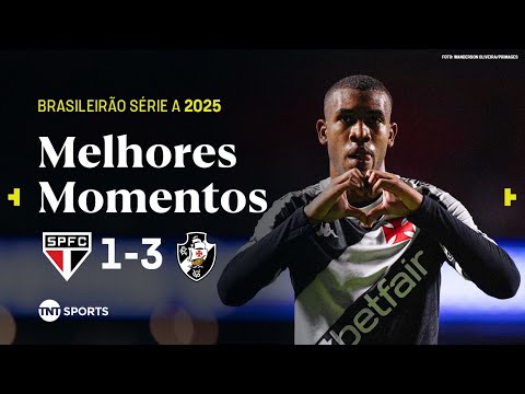 VASCO ATROPELA SÃO PAULO NO MORUMBIS! - Melhores Momentos - São Paulo 1x3 Vasco