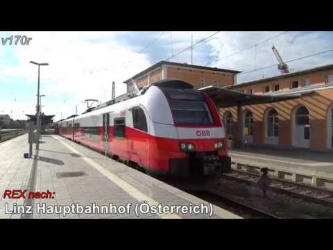 Passau Hbf - DB und ÖBB (ICE, RegioBiking, CityJet, BR 628)