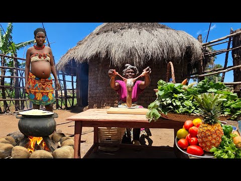 Best African Food You Can Try!!#cooking Beef Tongue Recipes in A Perfect African Village Life Wayπ