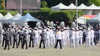 20251006 國慶大會預演『國防部聯合樂儀隊屏障主席台』（New）
