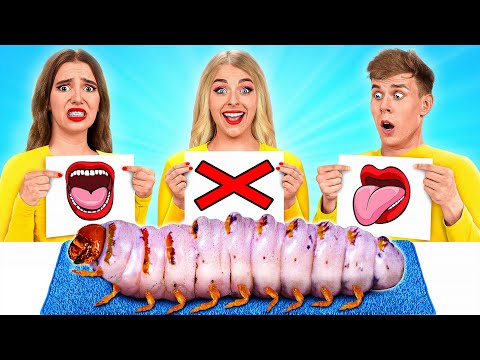 Bite, Lick or Nothing Challenge | Food Battle by Multi DO Challenge
