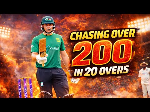 CHASING 208 IN 20 OVERS! | T20 Cricket Match Highlights