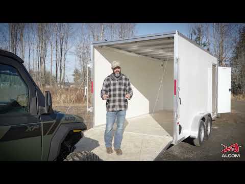 2025 Triton 7.4x16' Enclosed Cargo EZEC7.4X16-IF :: Rondo Trailer