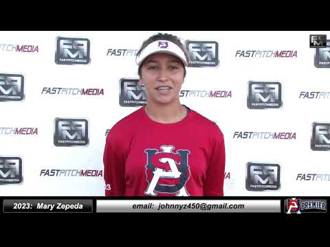2023 Mary Zepeda 3.8 GPA - Athletic Shortstop and Outfield Softball Skills Video - USA Premier