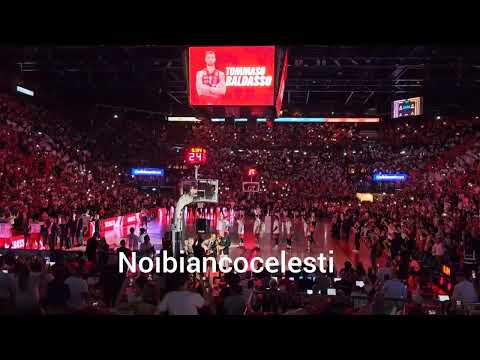 Gara 7 - Olimpia Milano - Virtus Bologna: la presentazione delle squadre