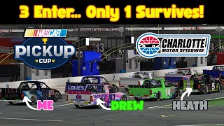 Last-Minute NASCAR Pickup Cup Chaos at Charlotte! | iRacing Survival