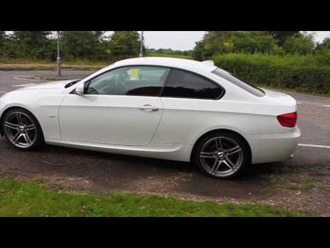 BMW 320d M SPORT HIGHLINE ALPINE WHITE WITH CORAL RED LEATHER AT QUIRKS CAR COMPANY