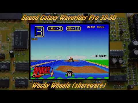Wacky Wheels music (Sound Galaxy Waverider Pro 32-3D)
