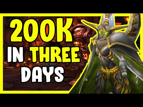 200k In Three Days In WoW BFA 8.3 - Gold Making, Gold Farming Guide