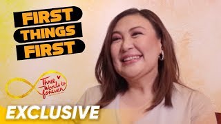 First Things First with Sharon Cuneta | &#39;Three Words To Forever&#39;