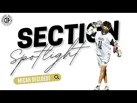 Section Spotlight: Micah DeCloedt