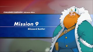 Advance War 1 - Mission 9: Blizzard Battle (Max) - Challenge Campaign | Advance War 1+2 Re-boot Camp
