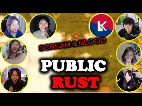 OTV & Friends play Public Rust Server went CHAOTIC | ft. hJune, Disguised Toast & more