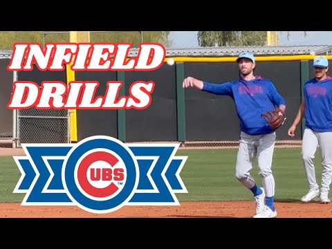 Chicago Cubs Infield Drills from 2025 Spring Training
