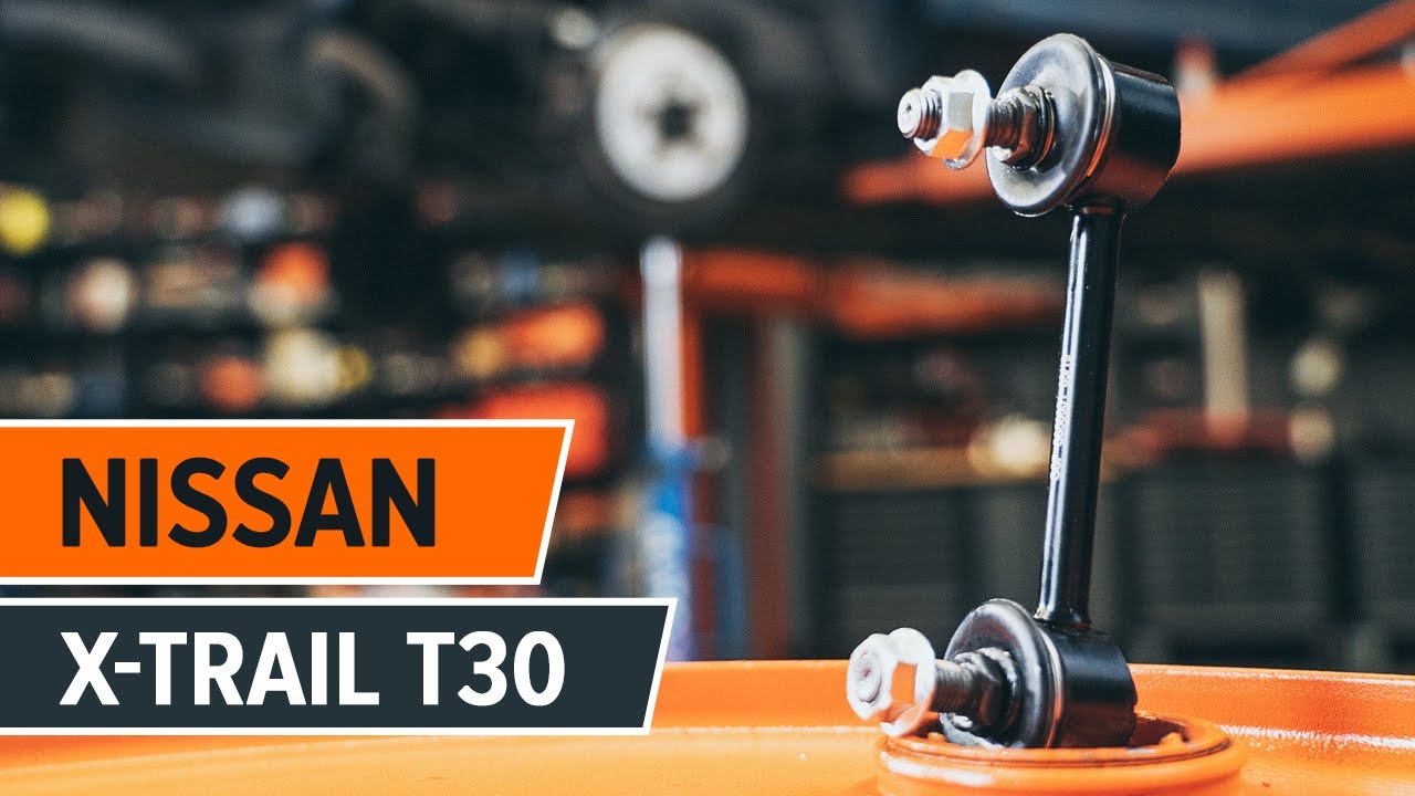 Jak vyměnit zadní tyčky stabilizátora na Nissan X Trail T30 – návod k výměně