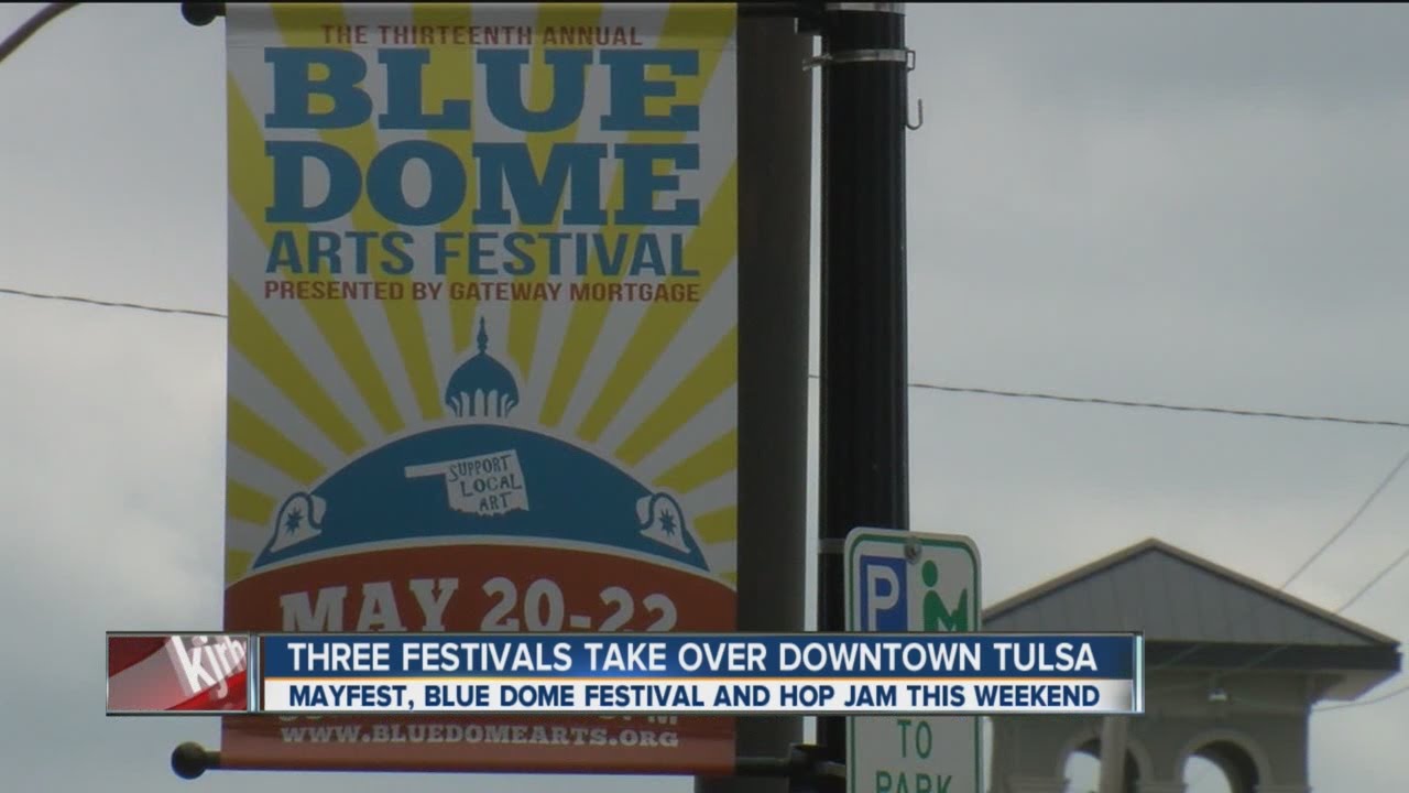 Packed weekend of downtown Tulsa festivals becoming yearly tradition attracting crowds of people