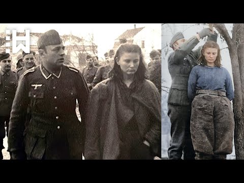Jugoslawische Teenager-Partisanin öffentlich von den Nazis erhängt - Lepa Radić