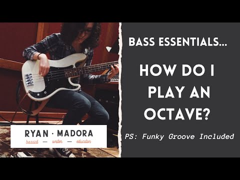 How To Play Octaves On The Bass: An Easy Octave Exercise and Funky Groove In A