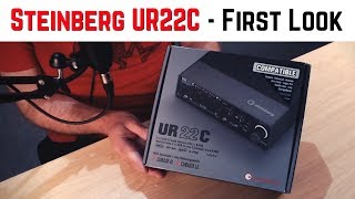 Video thumbnail for Steinberg UR22C Audio Interface - First Look by Pete Johns - Studio Live Today