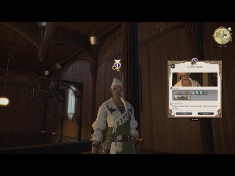 FFXIV Carpenter Class Quest: To Be the Wood