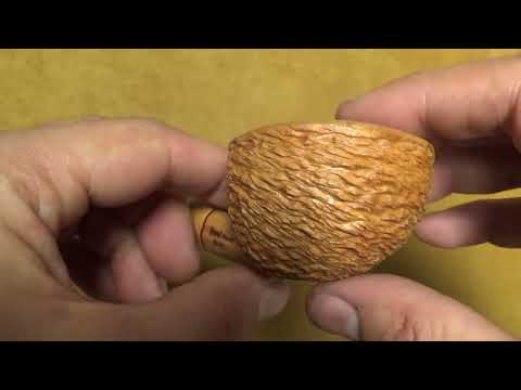 Pipa Santambrogio rusticata naturale Major - Light Bent Dublin Pot - SS263