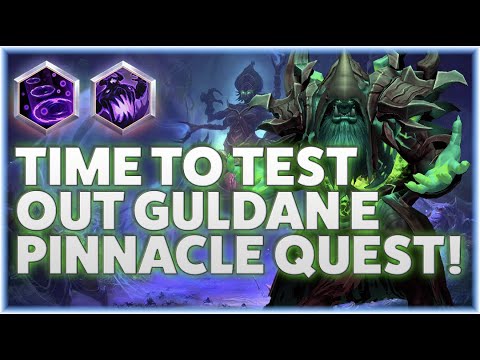 Guldan Horrify - TIME TO TEST OUT GULDAN E PINNACLE QUEST! - Grandmaster Storm League
