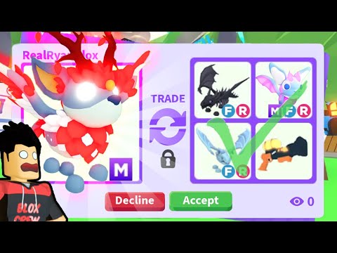 I Traded NEW Mega Christmas Spirit for INSANE OFFERS.. (Adopt Me)