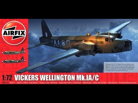 Airfix : Vickers Wellington Mk.1A/C : 1/72 Scale Model : In Box Review