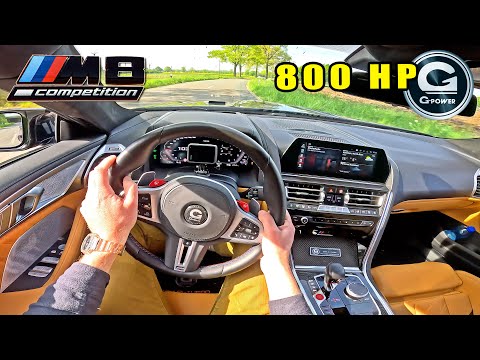 800HP G-POWER BMW M8 Competition is a TIRE SHREDDER!