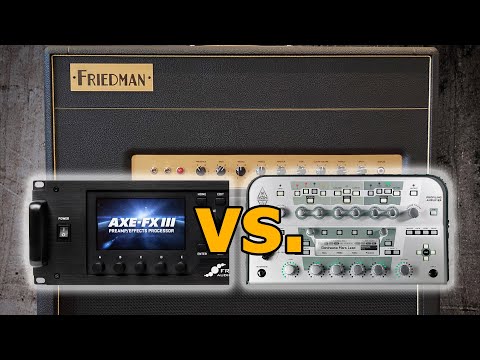 Axe FX 3 vs Kemper Friedman BE100