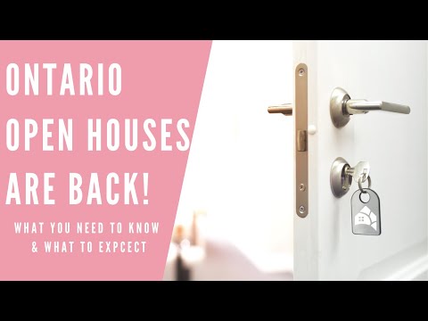 Ontario Open Houses Are Back!