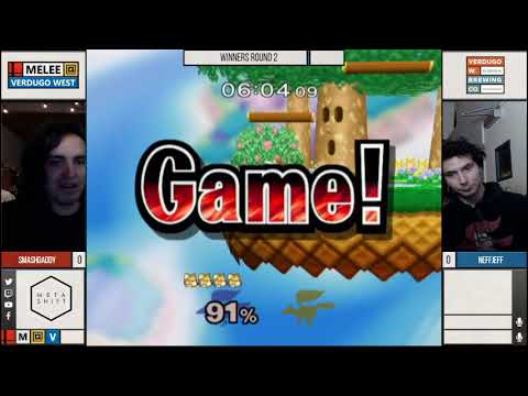 Melee @ Verdugo #51- Smashdaddy (Fox) VS NeffJeff (Fox) - SSBM Winners Round 2