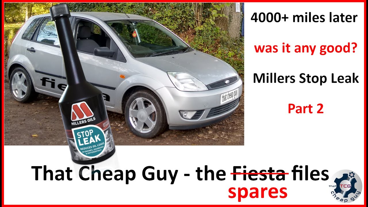 Millers Stop Leak review Part 2 - engine & gearbox oil leak sealer | that cheap guy