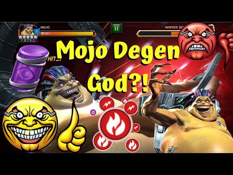 Mojo Degen God?! Big Fury Buff Damage! - Marvel Contest of Champions