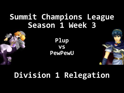 SCL1.3 - Plup (Fox) vs PewPewU (Marth) - Division 1 Relegation