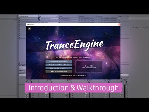 TranceEngine 2 introduction & walkthrough - create great Trance tracks fast