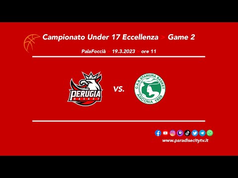 Highlights Under 17 Ecc.  2022-23 - 3° FASE COPPA PROSECUZIONE - Perugia Basket vs. CAB Ancona 1968