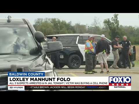 3 arrested after shots fired in alleged robbery in Baldwin County