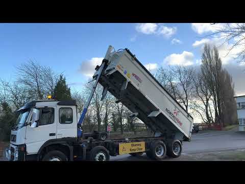 Volvo FM Tipper Truck Tipping, More stock at GRC Truck Sales website www.grctrucks.com