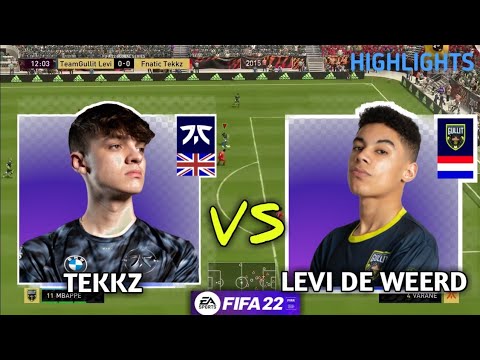 Two of the best attackers face up "Tekkz" vs "Levi de Weerd" FIFA 22 global series
