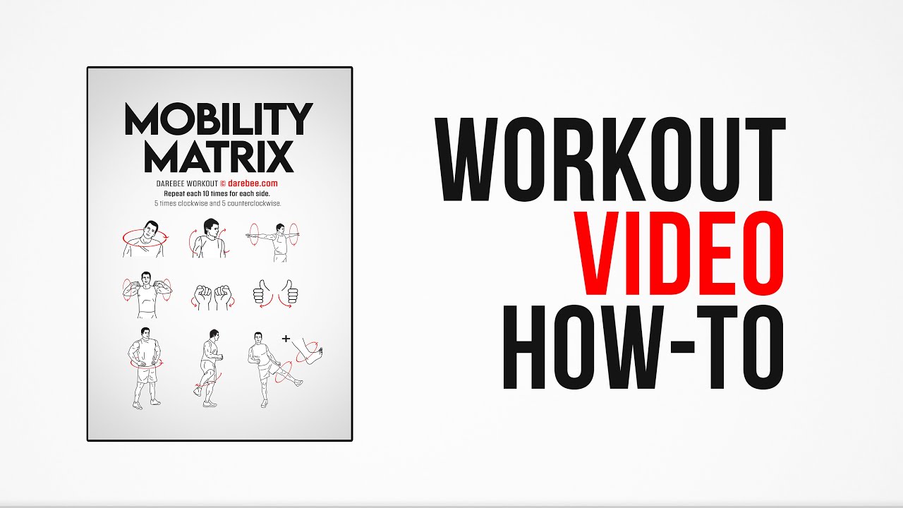 Mobility Matrix Workout [ FULL ] by #DAREBEE