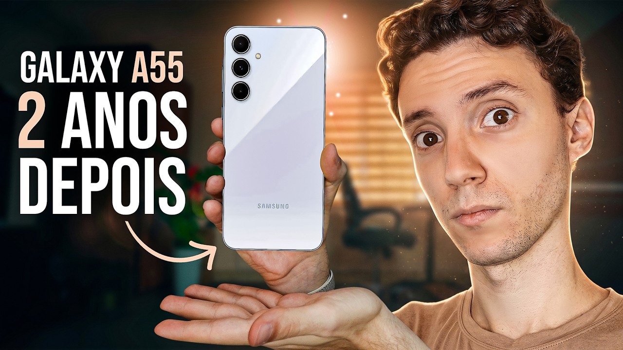 Miniatura da avaliação em vídeo de Smartphone Samsung Galaxy A55 5g 128gb